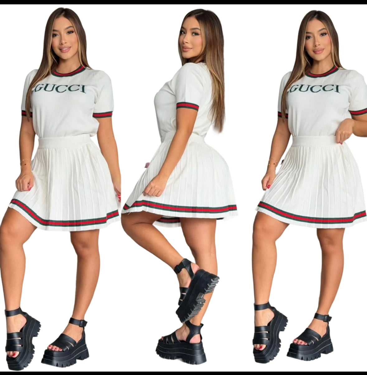White Classy Tennis Set