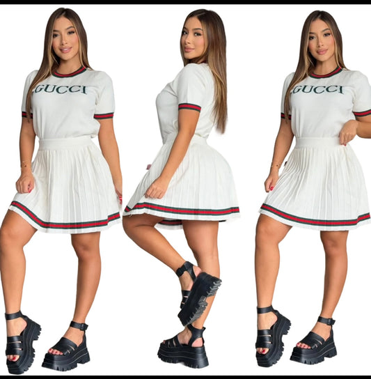 White Classy Tennis Set
